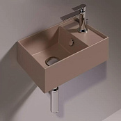 КЕРАМИЧЕСКАЯ РАКОВИНА 40 СМ SIMAS AGILE, MATTE MOKA (AG 40)