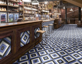 MAINZU CERAMICA TRINITY DUBLIN BLU 20X20