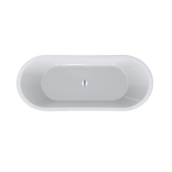 ВАННА КАМЕННАЯ FANCY MARBLE NEWTON 160Х66 СМ, БЕЛАЯ (90160002)