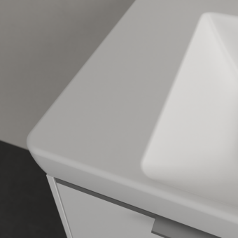 РАКОВИНА 80Х47 VILLEROY&BOCH SUBWAY 3.0, STONE WHITE (4A7083RW)