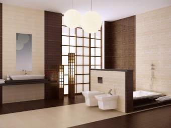 CERSANIT КАРИЗМА БЕЖ КВІТКА 7Х45