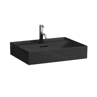КЕРАМИЧЕСКАЯ РАКОВИНА 60 СМ LAUFEN KARTELL, ЧЕРНЫЙ ГЛЯНЦЕВЫЙ (H8103330201041)