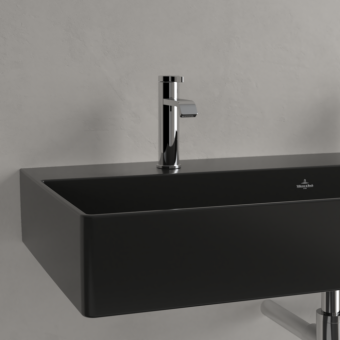 РАКОВИНА ПОДВЕСНАЯ 100Х47 VILLEROY&BOCH MEMENTO 2.0, EBONY (4A22A1S5)