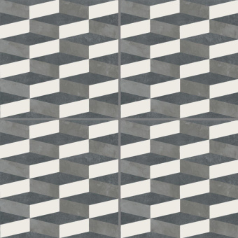MUTINA AZULEJ CUBO NERO 20X20