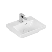 РАКОВИНА 45Х37 VILLEROY&BOCH SUBWAY 3.0, STONE WHITE (437045RW)