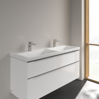 РАКОВИНА 130Х47,5 VILLEROY&BOCH SUBWAY 3.0, WHITE ALPIN (4A71D101)