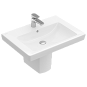 РАКОВИНА 65Х47 VILLEROY&BOCH SUBWAY 2.0, WHITE ALPIN (71136501)