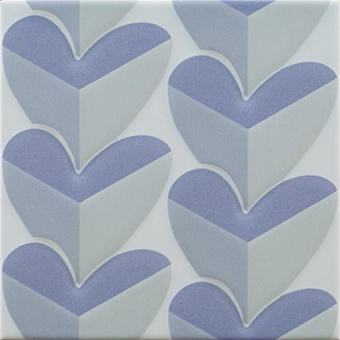 PAMESA AGATHA MILLE CUORI NAVI 25X25