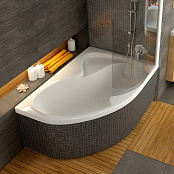 ВАННА ИЗ ЛИТОГО АКРИЛА RAVAK ROSA II R 150Х105 СМ, БЕЛАЯ (CJ21000000)