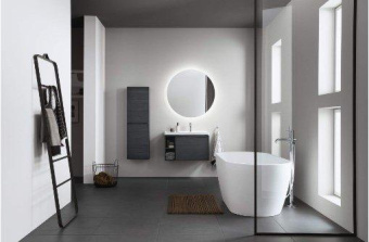 РАКОВИНА 80Х48СМ АСИММЕТРИЧНАЯ DURAVIT D-NEO, БЕЛЫЙ (2370800000)