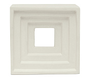 HARMONY PIQUE CLOTH WHITE 19,8x19,8x6,9