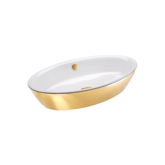 КЕРАМИЧЕСКАЯ РАКОВИНА 70 СМ CATALANO GOLD&SILVER, GOLD/WHITE (170VLNBO)