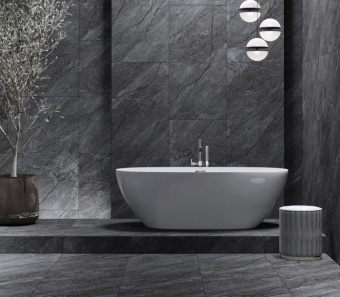 ІНТЕРКЕРАМА LAURENT СІРИЙ ТЕМНИЙ 6060 176 072