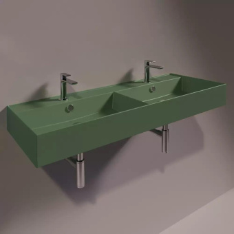 КЕРАМИЧЕСКАЯ РАКОВИНА 121 CМ SIMAS AGILE, MATTE MIRTO (AG 121D)