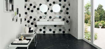 PIEMME VALENTINO MARMI REALI MAT ESAGONO CARRARA RET 29X41,5