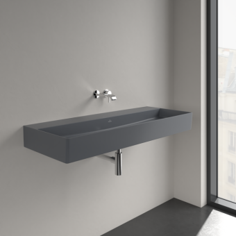 РАКОВИНА ПОДВЕСНАЯ 120Х47 VILLEROY&BOCH MEMENTO 2.0, GRAPHITE (4A22C3I4)