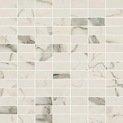 DADO MARMI PREGIATI MOSAICO SUPREME CALACATTA LAPPATO 29.5X29.5
