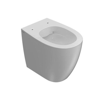 НАПОЛЬНЫЙ БЕЗОБОДКОВЫЙ УНИТАЗ GLOBO 4ALL, БЕЛЫЙ (MD004BI)