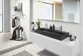 РАКОВИНА ПОДВЕСНАЯ 100Х47 VILLEROY&BOCH MEMENTO 2.0, EBONY (4A221LS5)