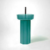 НАПОЛЬНАЯ РАКОВИНА ANTONIO LUPI OPALE, ГОЛУБОЙ (OPALE10+OPALE20 PETROLIO)