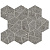 Фото плитки ATLAS CONCORDE BOOST STONE SMOKE MOSAICO HEX MATT A7C0 25X28,5 из коллекции ATLAS CONCORDE BOOST STONE 
