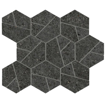 ATLAS CONCORDE BOOST STONE TARMAC MOSAICO HEX MATT A7C2 25X28,5