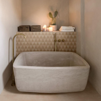 MARAZZI CROGIOLO MGZS ARTCRAFT CALCE DECORO TRIANGOLI 20X20X1