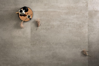 LEA CERAMICHE CONCRETO AND ZOOM CONCRETO MEDIUM L2 GRIP 90X90