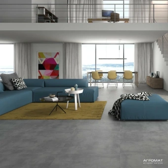 GEOTILES CEMENTO GRIS RECT 60X60