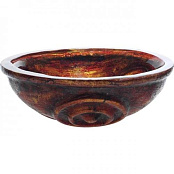 СТЕКЛЯННАЯ РАКОВИНА KRAUS TIGER EYE (GV-630-19MM)