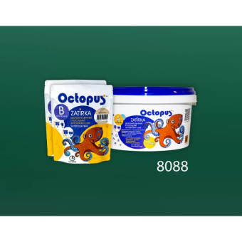ЭПОКСИДНАЯ ЗАТИРКА OCTOPUS ZATIRKA 2-КОМП. ЦВЕТ ЗЕЛЕНО-МЯТНЫЙ 8088 2,5 КГ (8088-2)
