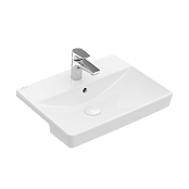 РАКОВИНА 55Х44 VILLEROY&BOCH AVENTO, WHITE ALPIN CERAMICPLUS (4A0655R1)