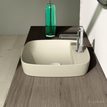 КЕРАМИЧЕСКАЯ РАКОВИНА 42 СМ CATALANO GREEN LUX, СЕРАЯ (142GRLXGS)