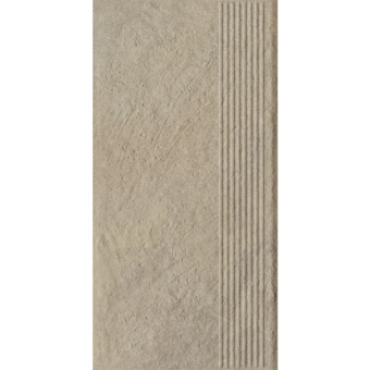 PARADYZ KLINKIER EREMITE CREMA STOPNICA PROSTA STRUKTURA MAT 30X60