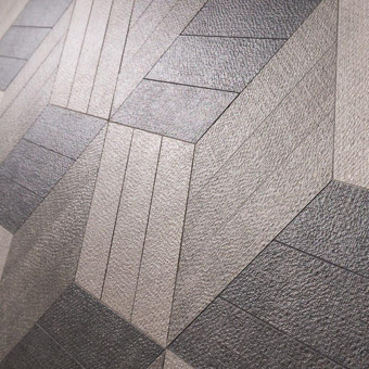 SANTAGOSTINO CERAMICA SET DRESS DARK CHEVRON 6,8X23,9