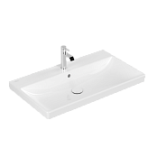 РАКОВИНА 80Х47 VILLEROY&BOCH AVENTO, WHITE ALPIN CERAMICPLUS (415680R1)