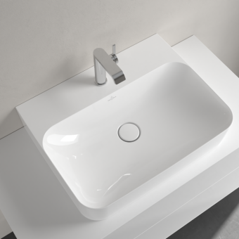 РАКОВИНА НАКЛАДНАЯ 60Х47 VILLEROY&BOCH FINION, WHITE ALPIN (41686CR1)