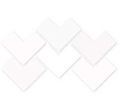 WOW ELLE FLOOR WHITE 18.5X18.5