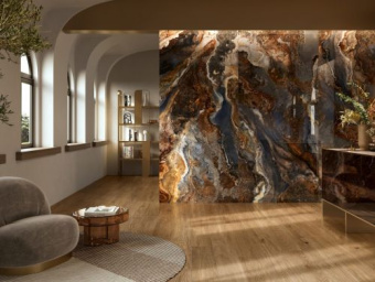 NAXOS SERENADE MOSAICO CIRCLE BROWN LEV RET 290X290