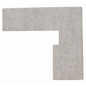 GRESMANC ZANQUIN EVOLUTION RECTO EVO GREY IZDO 153232 30.5x27 Плинтус угловой левый