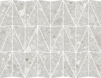 Керамогранит RAGNO REALSTONE CEPPO MOSAICO TRIANGOLI BIANCO RCZV 29x39x0,9 из коллекции RAGNO REALSTONE CEPPO 