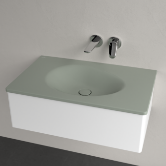 РАКОВИНА ВСТРАИВАЕМАЯ 80Х50 VILLEROY&BOCH ANTAO, MORNING GREEN (4A7583R8)
