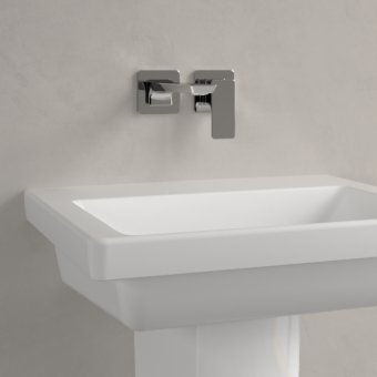 РАКОВИНА 55Х44 VILLEROY&BOCH SUBWAY 3.0, STONE WHITE (4A7058RW)