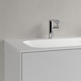 РАКОВИНА ВСТРАИВАЕМАЯ 120Х50 VILLEROY&BOCH FINION, STONE WHITE (4164C1RW)