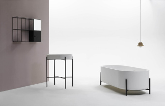ВАННА КАМЕННАЯ EX.T STAND 160X70 СМ (EXVASTANDBI)