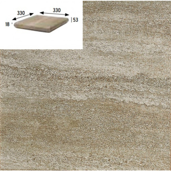 Керамогранит GRES ARAGON COLUMBIA ESQUINA AQUAARINA PZ555 33x33x1,8 из коллекции GRES ARAGON COLUMBIA 