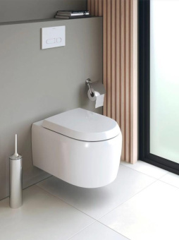 ПОДВЕСНОЙ БЕЗОБОДКОВЫЙ УНИТАЗ DURAVIT QATEGO, БЕЛЫЙ (2556090000)