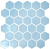 KOTTO HEXAGON H 6026 LIGHT BLUE 29,5X29,5X0,9