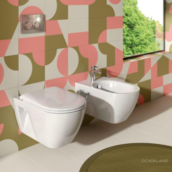 ПОДВЕСНОЙ БЕЗОБОДКОВЫЙ УНИТАЗ CATALANO SFERA NEWFLUSH (1VSHNR00)