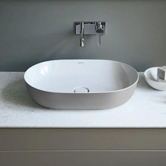 РАКОВИНА 70Х40 СМ DURAVIT LUV, БЕЛО-СЕРЫЙ (0379702300)
